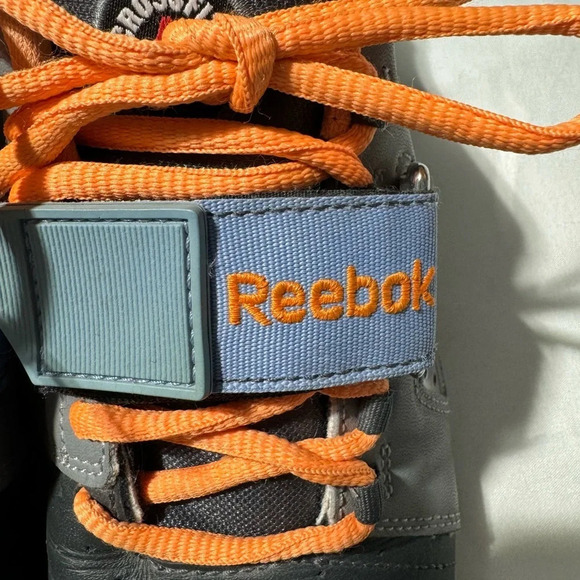 Reebok CrossFit U-Form Trainers Grey/Blue/Orange Size 6.5 - Picture 8 of 10